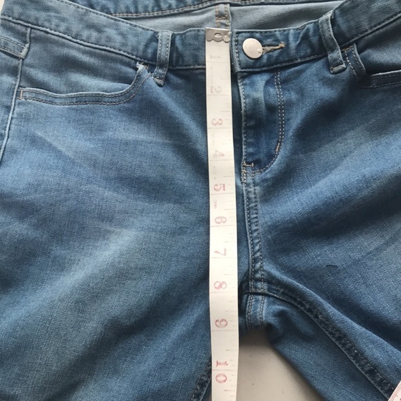 GIORDANO low rise skinny tapered light wash jeans 27 - Picture 10 of 13